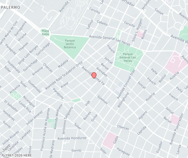 Location Map: Av. Santa Fe 3444 10mo Buenos Aires, Buenos Aires C1425